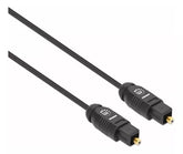 Cable Óptico Manhattan Audio Toslink Macho-Macho 2.0 Metros Negro 356077